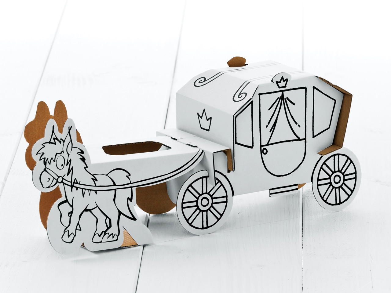 Carriage with horse 馬車 - A1106X